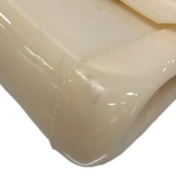 Auth FURLA Candy Beige Rubber Handbag - Picture 6 of 16